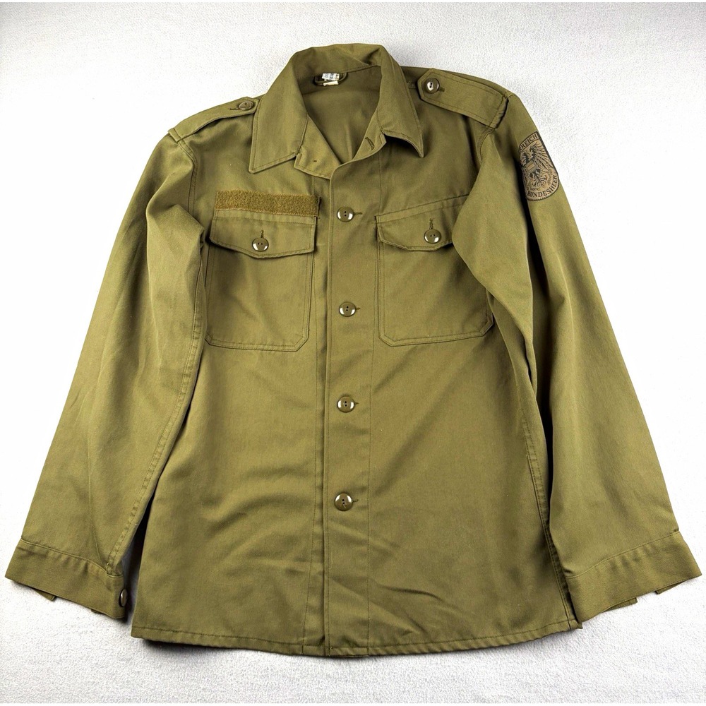 Austrian Bundesheer 1985 Field Shirt Jacket with Österreich Patch Militaria